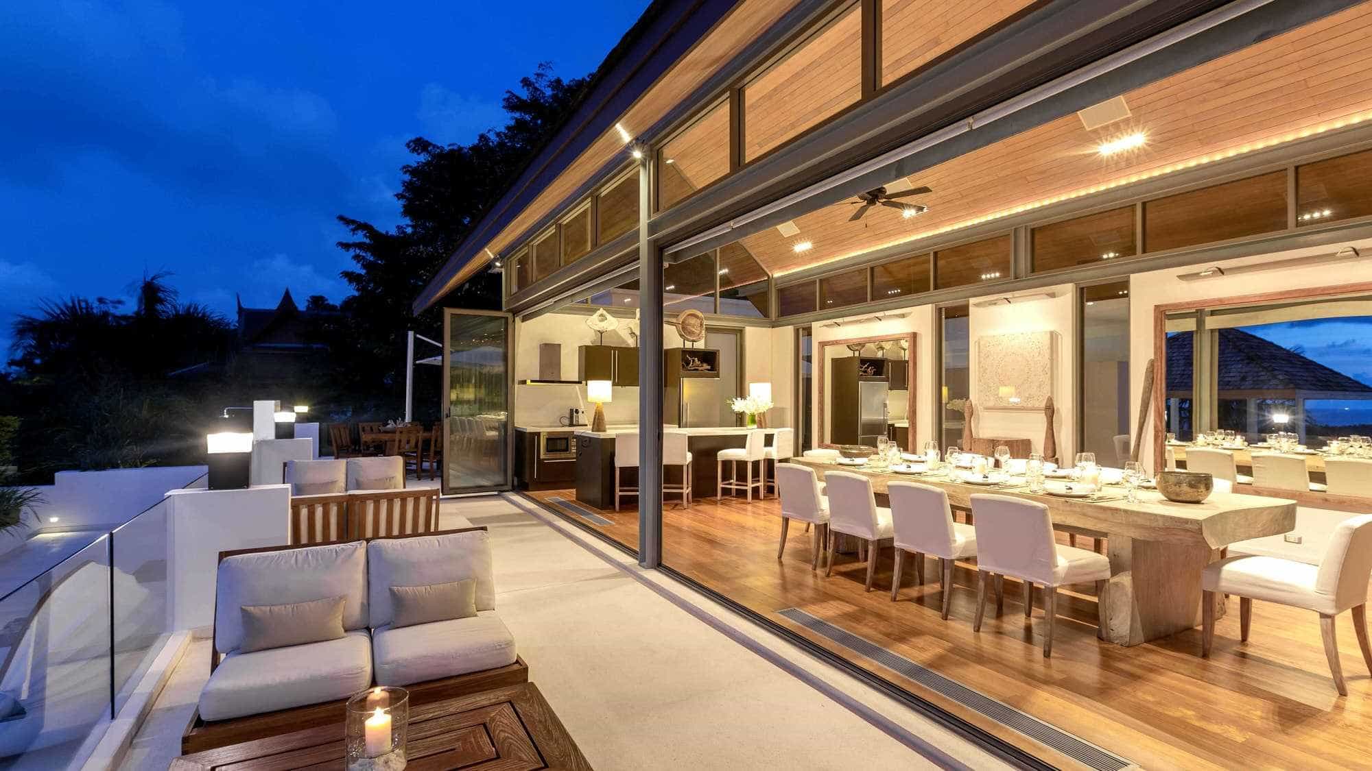 Lighting Design - Terrace at twighlight